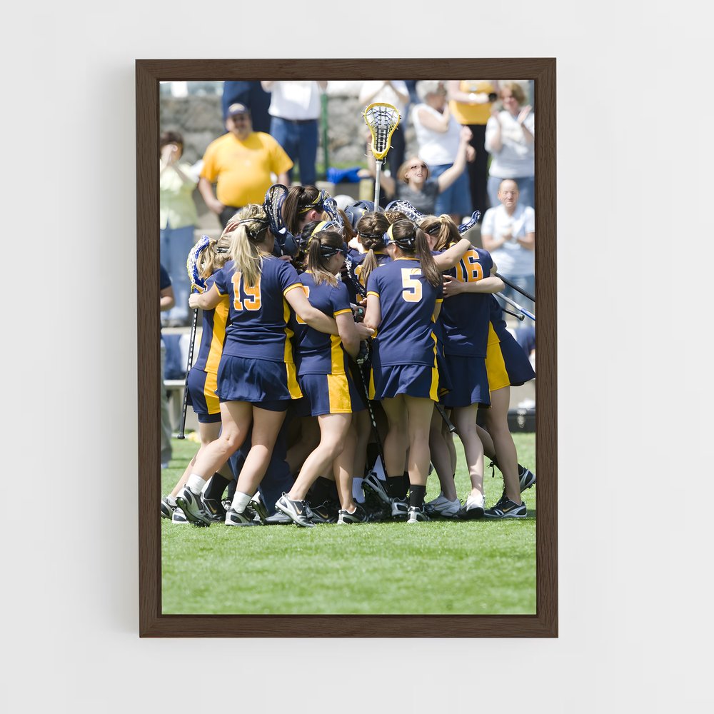 Poster Championnes en Action – affiche Lacrosse (vue 5)